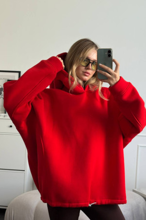 Худі Україна червоне  Unisex's