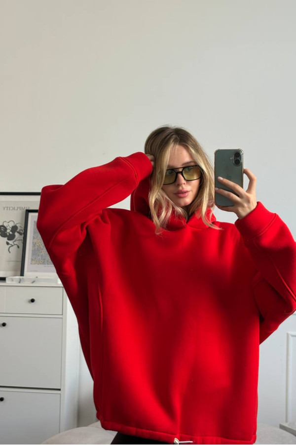 Худі Україна червоне  Unisex's