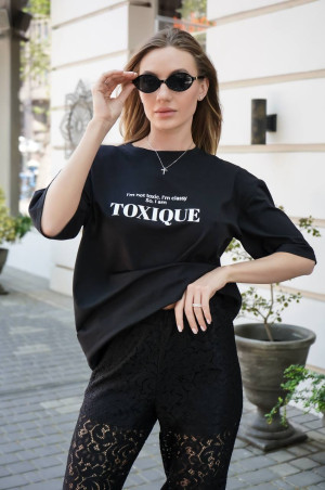 Футболка чорна Toxique