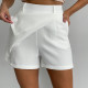 Юбка шорти молочна