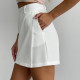 Юбка шорти молочна