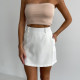 Юбка шорти молочна