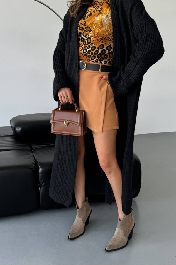 Довгий кардиган чорний 