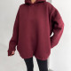 Худі базовий оверсайз бордо
