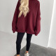 Худі базовий оверсайз бордо