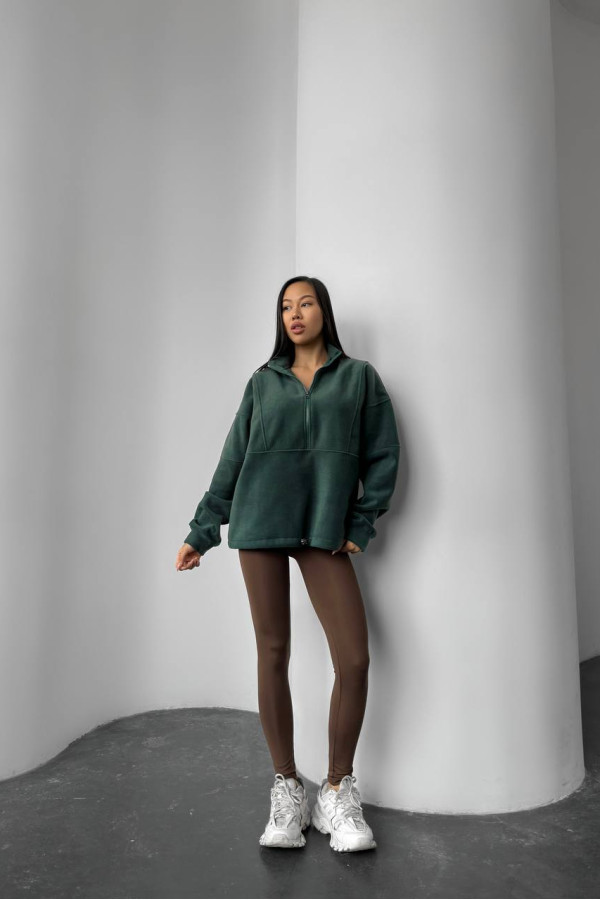 Кофта unisex  смарагдова