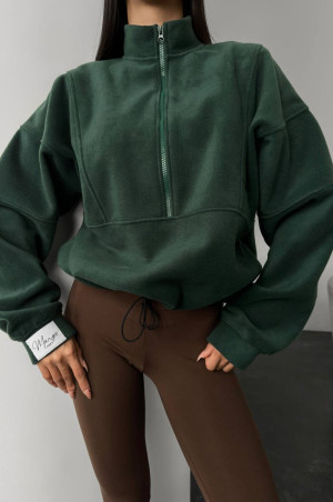 Кофта unisex  смарагдова