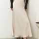 Спідниця міді світло бежева