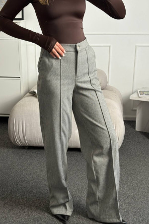 Брюки утеплені сірі