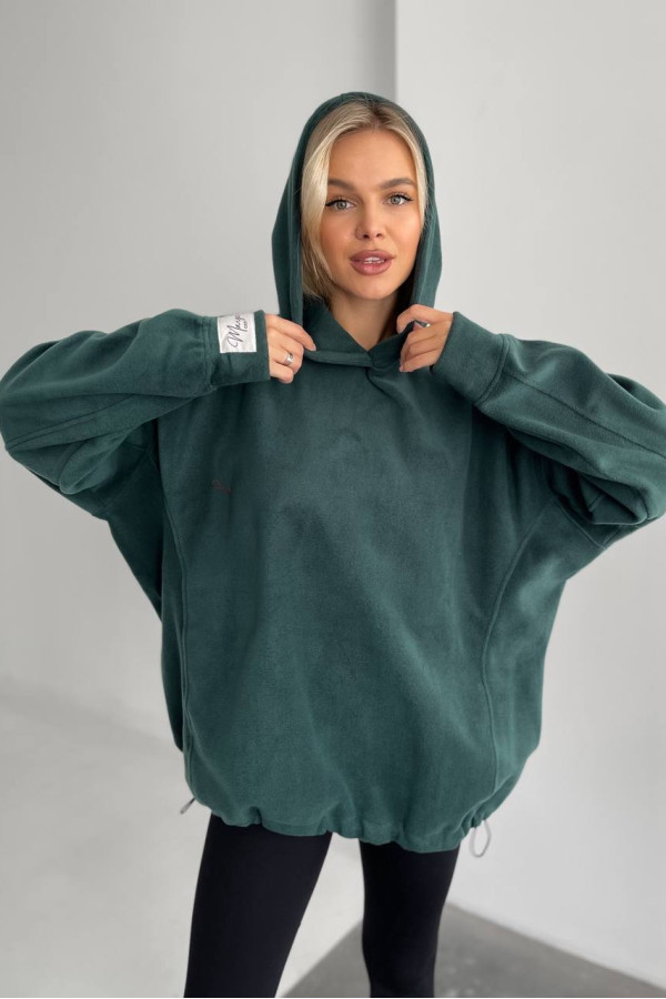 Худі unisex оверсайз смарагдове 