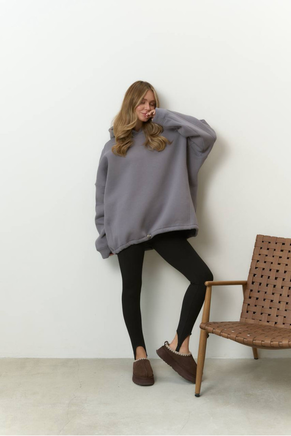 Худі Україна графіове з чорним надписом Unisex's