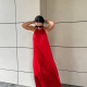 Ніжна сукня максі червона