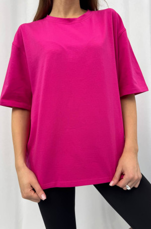 Футболка базова малинова 
