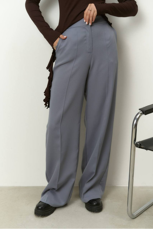 Брюки класичні сірі