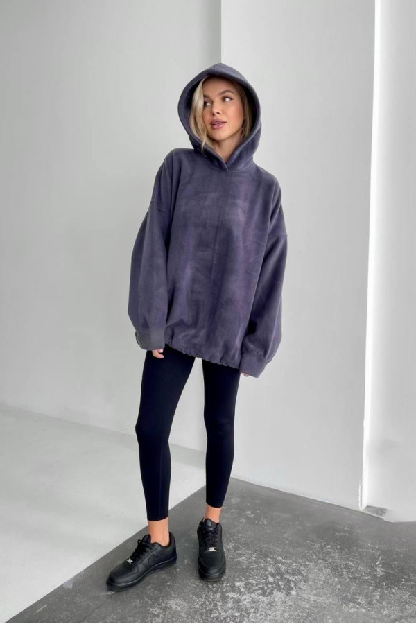 Худі unisex оверсайз графітове