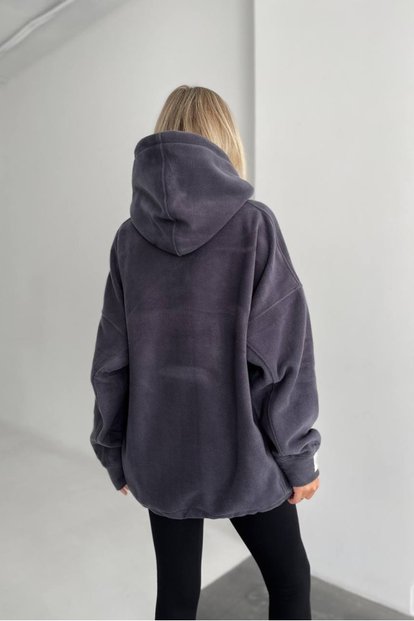 Худі unisex оверсайз графітове