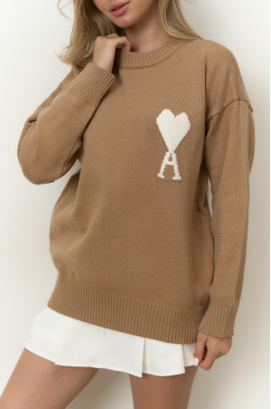 Светр Ami бежевий 
