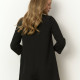 Сукня ромпер чорна з довгим рукавом 