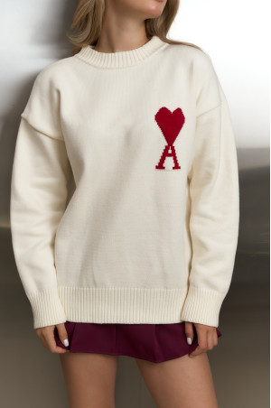 Светр Ami молочний