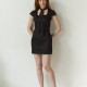 Сукня  в стилі бренду чорного кольору
