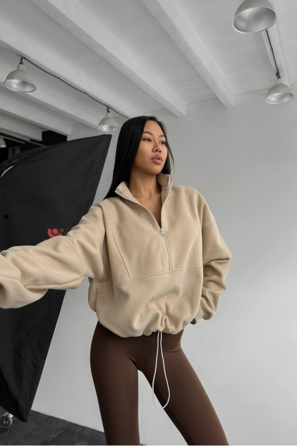 Кофта unisex  бежева