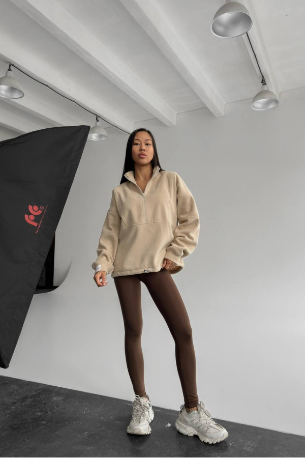 Кофта unisex  бежева