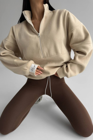 Кофта unisex  бежева