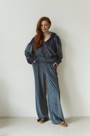 Костюм велюровий графітовий