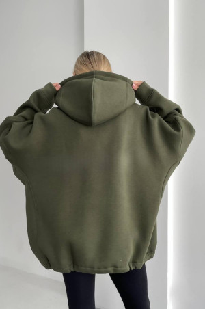 Худі базовий оверсайз хакі