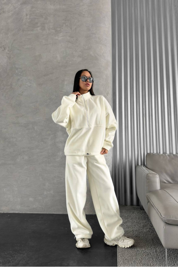 Кофта unisex  молочна 