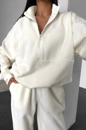 Кофта unisex  молочна 