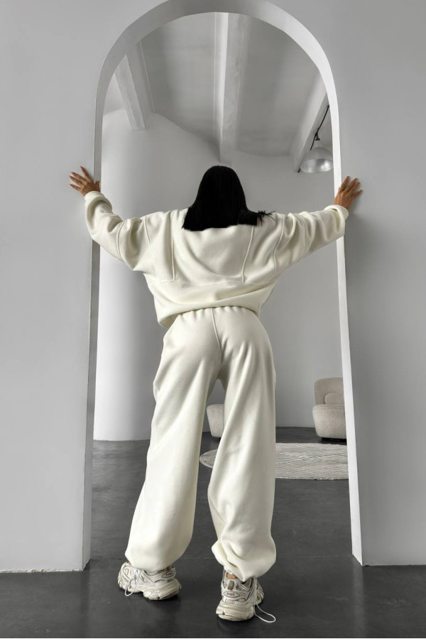 Кофта unisex  молочна 