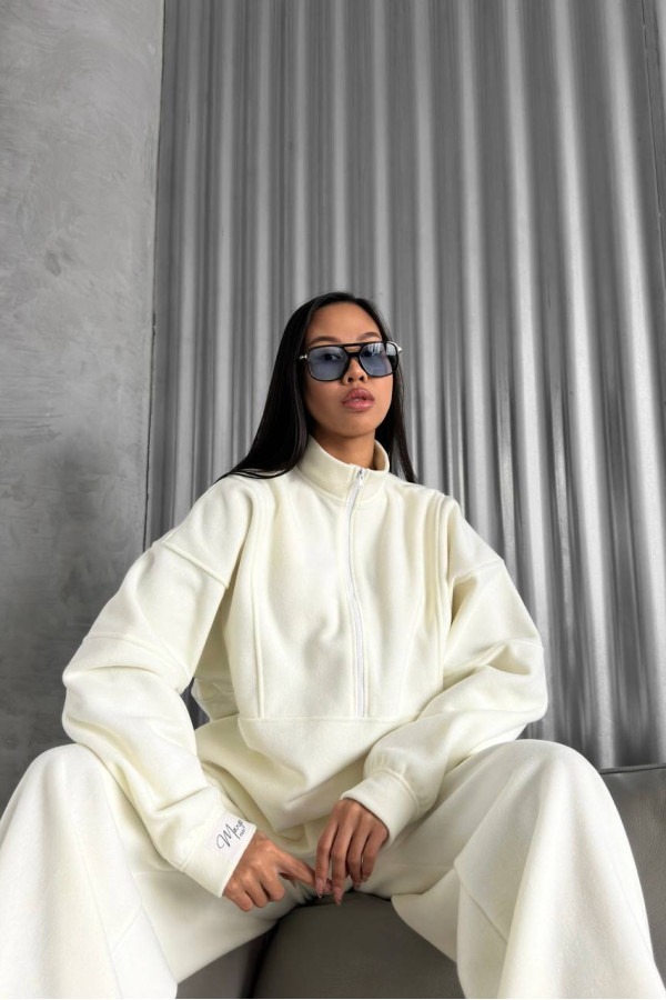 Кофта unisex  молочна 