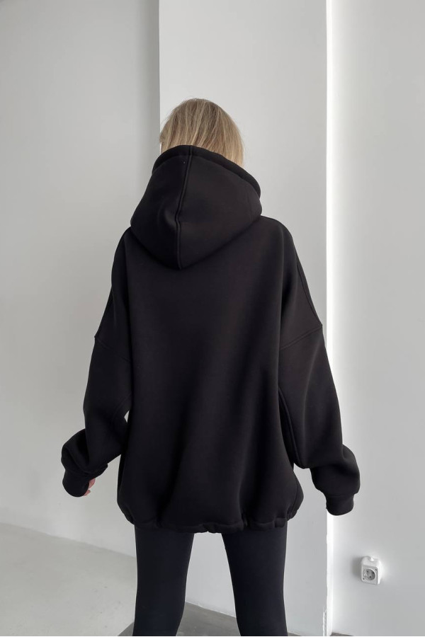 Худі базовий оверсайз чорне