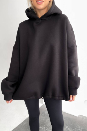 Худі базовий оверсайз чорне