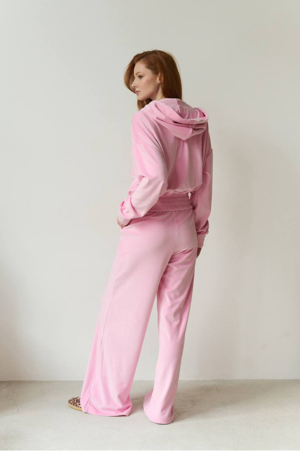 Костюм велюровий рожевий 