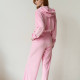 Костюм велюровий рожевий 