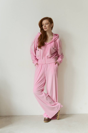 Костюм велюровий рожевий 