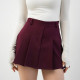 Спідниця-шорти бордо