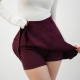 Спідниця-шорти бордо