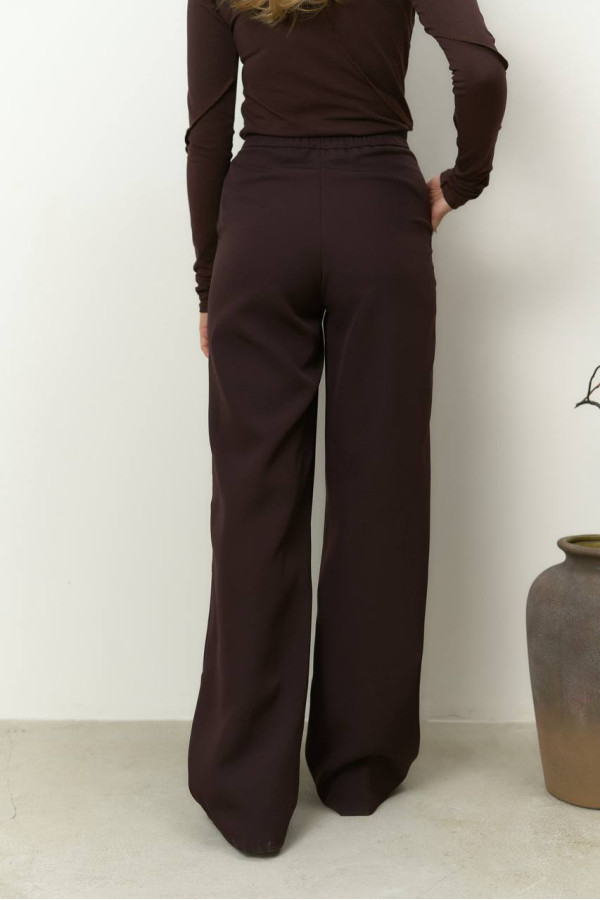 Брюки класичні шоколадні