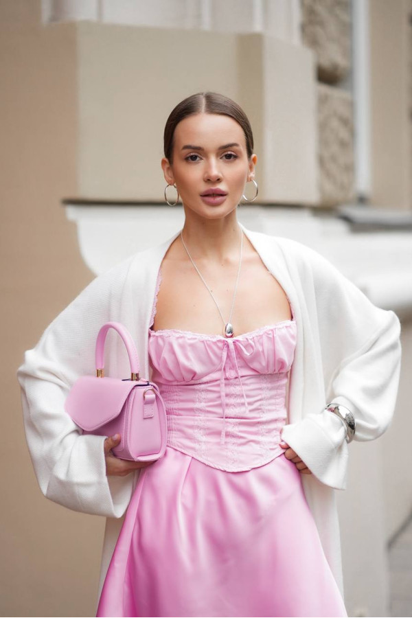 Корсет рожевий