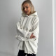 Худі unisex оверсайз молочне