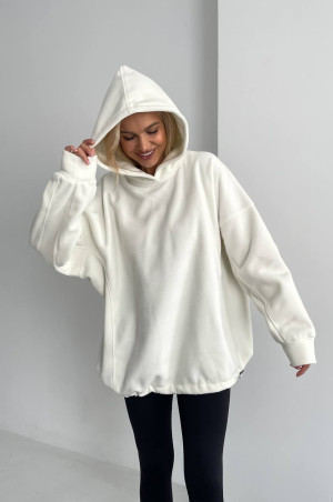 Худі unisex оверсайз молочне