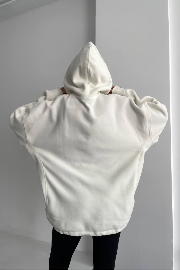 Худі unisex оверсайз молочне