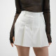 Спідниця-шорти молочна в смужку 