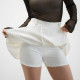 Спідниця-шорти молочна в смужку 