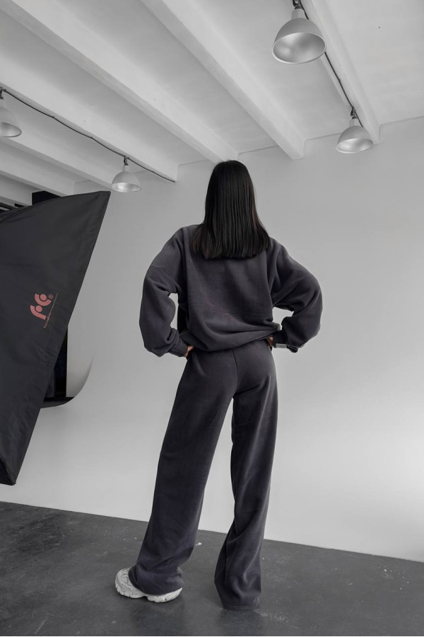 Костюм в стилі Зара графітовий