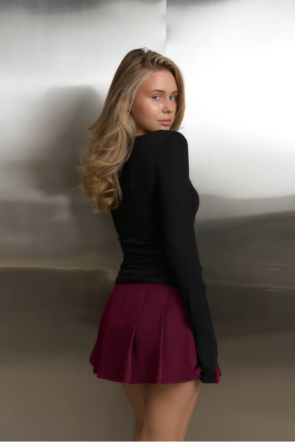 Базовий лонг чорного кольору 