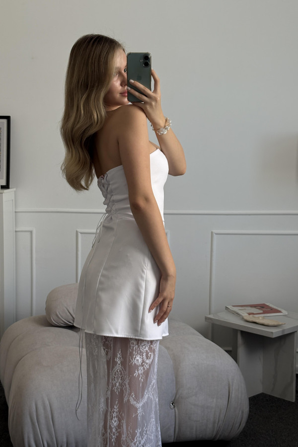 Сукня Венеція білого кольору